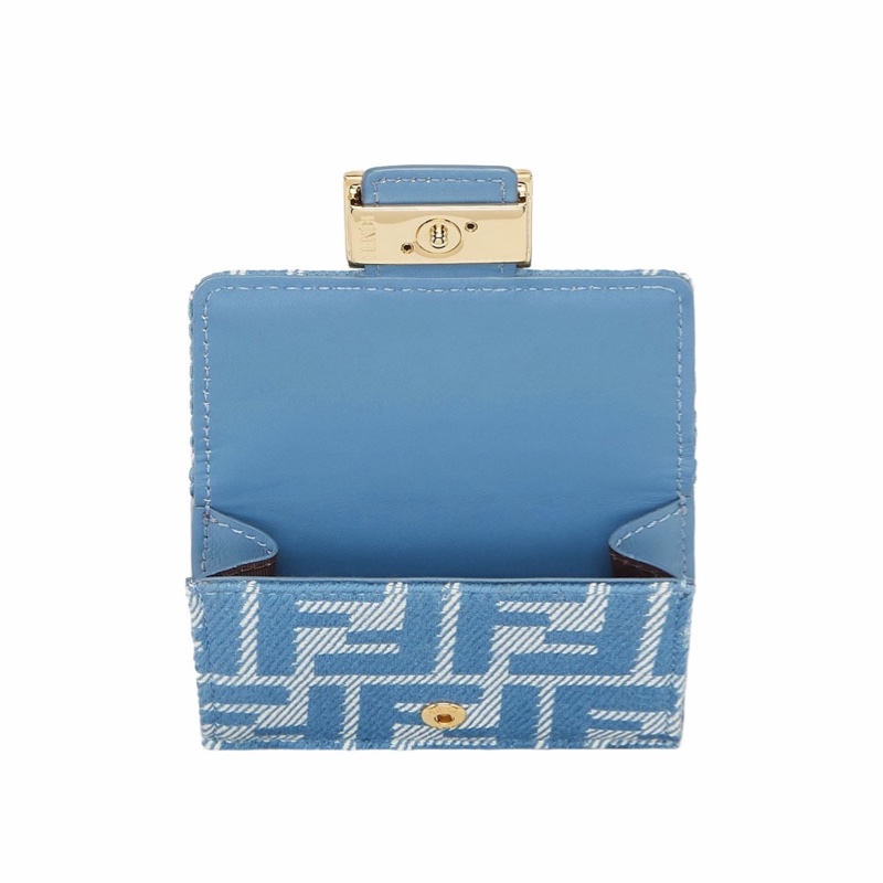 Fendi 女士 Baguette 三折提花錢包均碼碼9.5cm*3cm*7.5cm-3