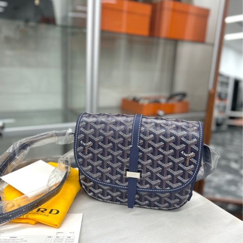 【99🆕】Goyard 深海軍藍小號 small郵差包 斜挎包 單肩包