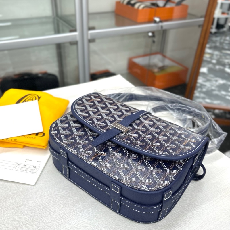 【99🆕】Goyard 深海軍藍小號 small郵差包 斜挎包 單肩包-5