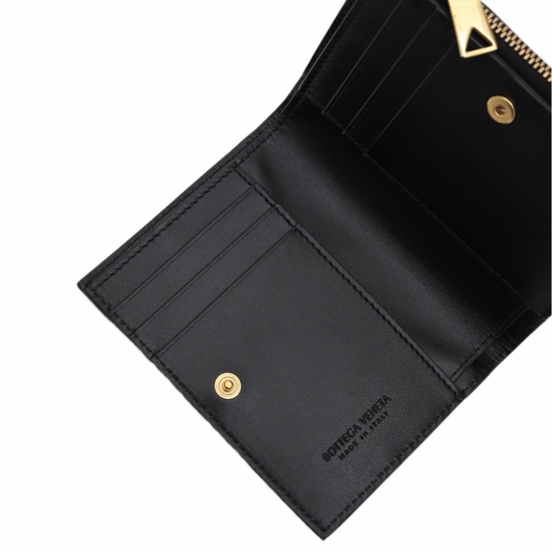 Bottega Veneta 女士 Intrecciato 小號雙折錢包 11.5cm*1.5cm*9cm-1