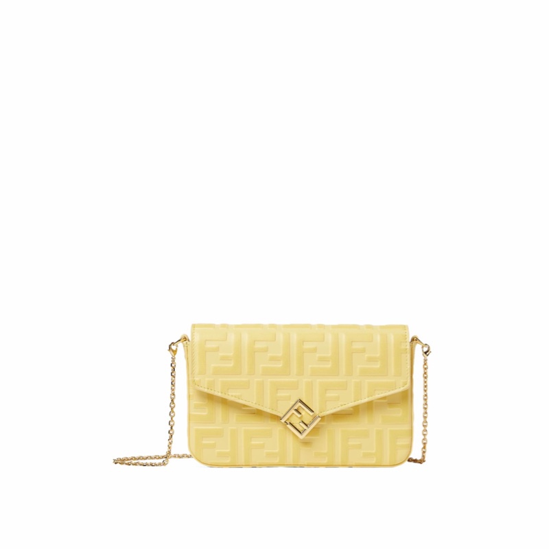 Fendi 女士 FF Diamonds 鏈條錢包均碼碼18cm*3cm*11cm-0