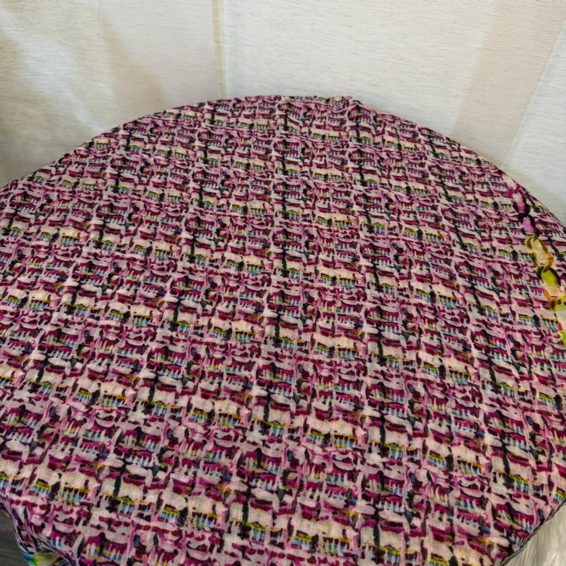 Chanel 彩色暈染克什米爾方巾-1