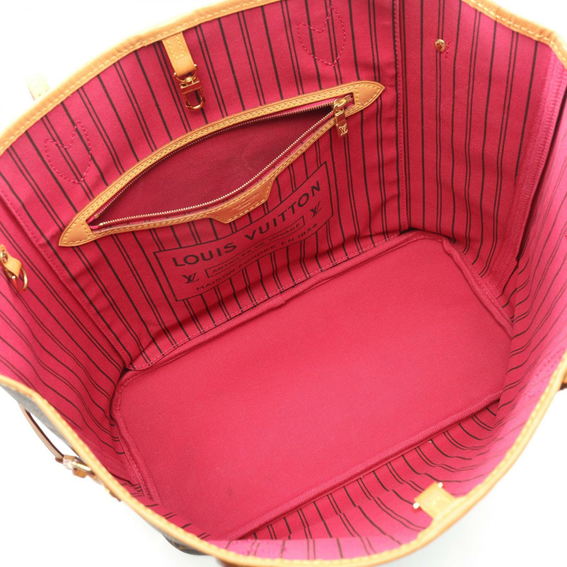 路易威登 Neverfull MM 手提單肩包 M41178 Monogram 皮革 Pivoine LV-2