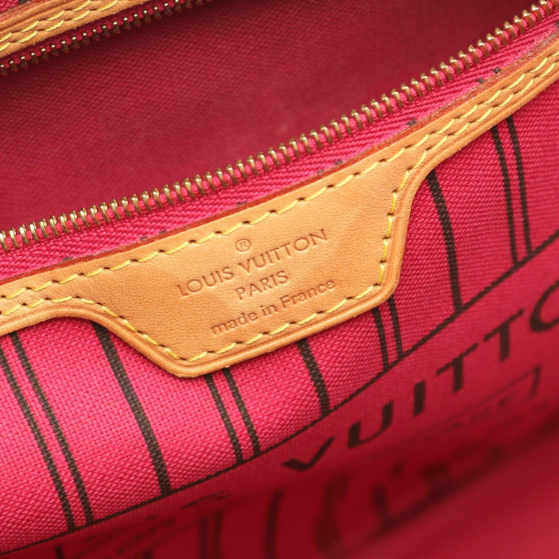 路易威登 Neverfull MM 手提單肩包 M41178 Monogram 皮革 Pivoine LV-3