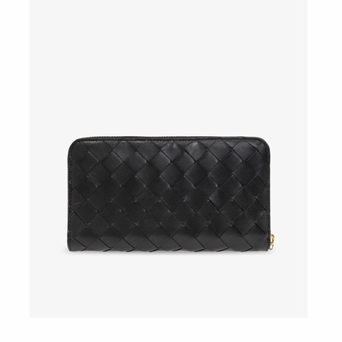 Bottega Veneta 女士 編織全拉鍊錢包均碼碼19.5cm*2.5cm*11cm