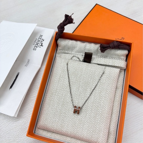【全套】 Hermes new gold mini POP H項鍊