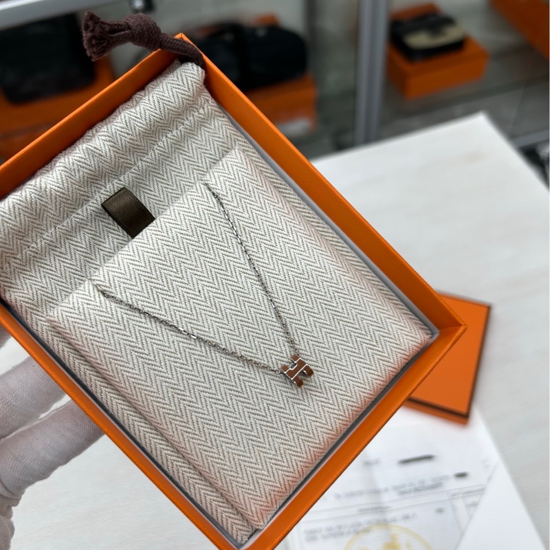 【全套】 Hermes new gold mini POP H項鍊-2