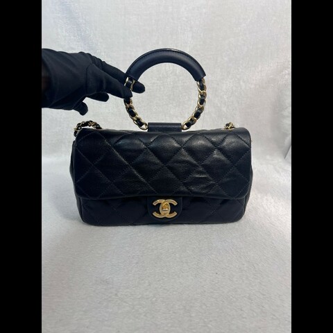 Chanel classic flag handle