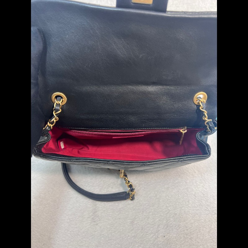 Chanel classic flag handle-11