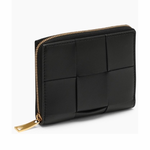 Bottega Veneta 女士 方格拉鍊錢包均碼碼