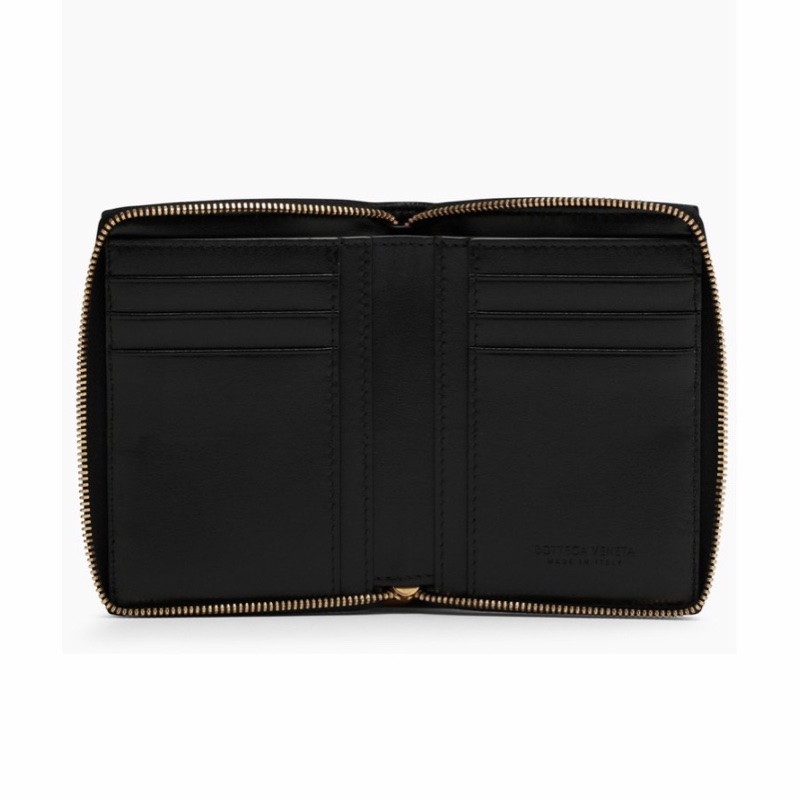 Bottega Veneta 女士 方格拉鍊錢包均碼碼-1