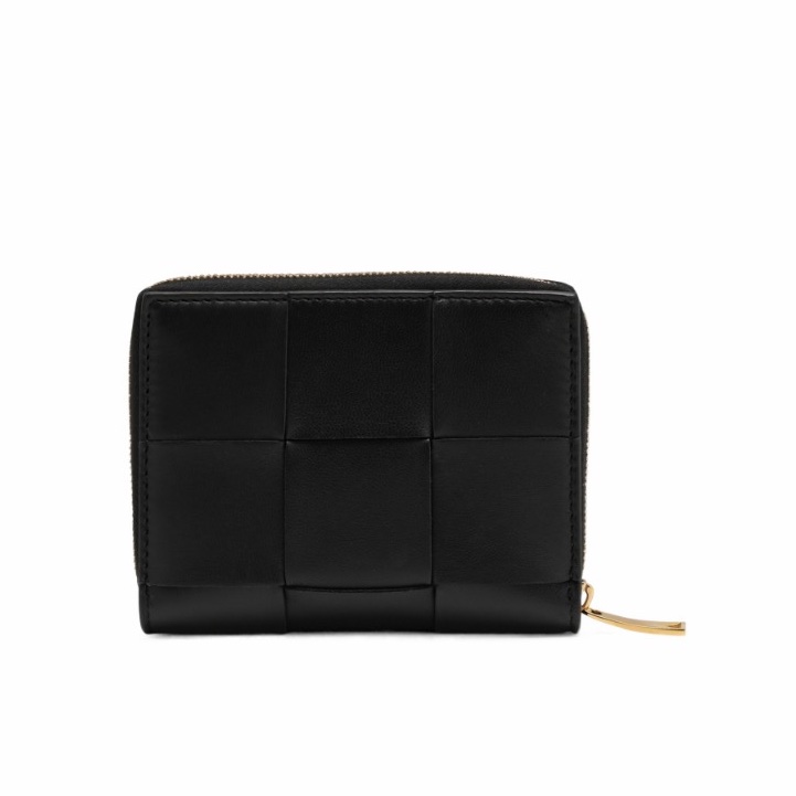 Bottega Veneta 女士 方格拉鍊錢包均碼碼-2