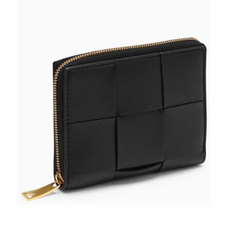Bottega Veneta 女士 方格拉鍊錢包均碼碼-3