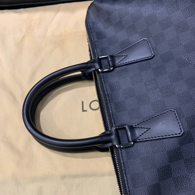 99新 LV棋盘格手提包 有肩带 长 37 x 宽 6 x 高 26 cm-5