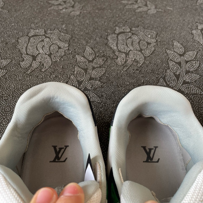 Louis Vuitton路易威登 trainer黑綠魔術貼43碼-7