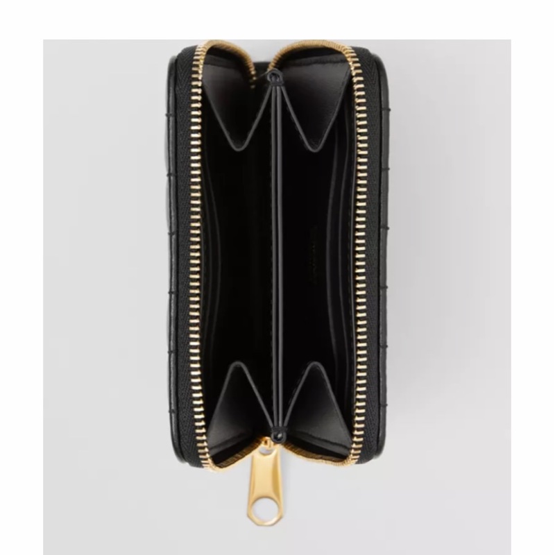 Burberry 女士 Lola – 絎縫拉鍊錢夾均碼碼11 X 8.5 CM-1