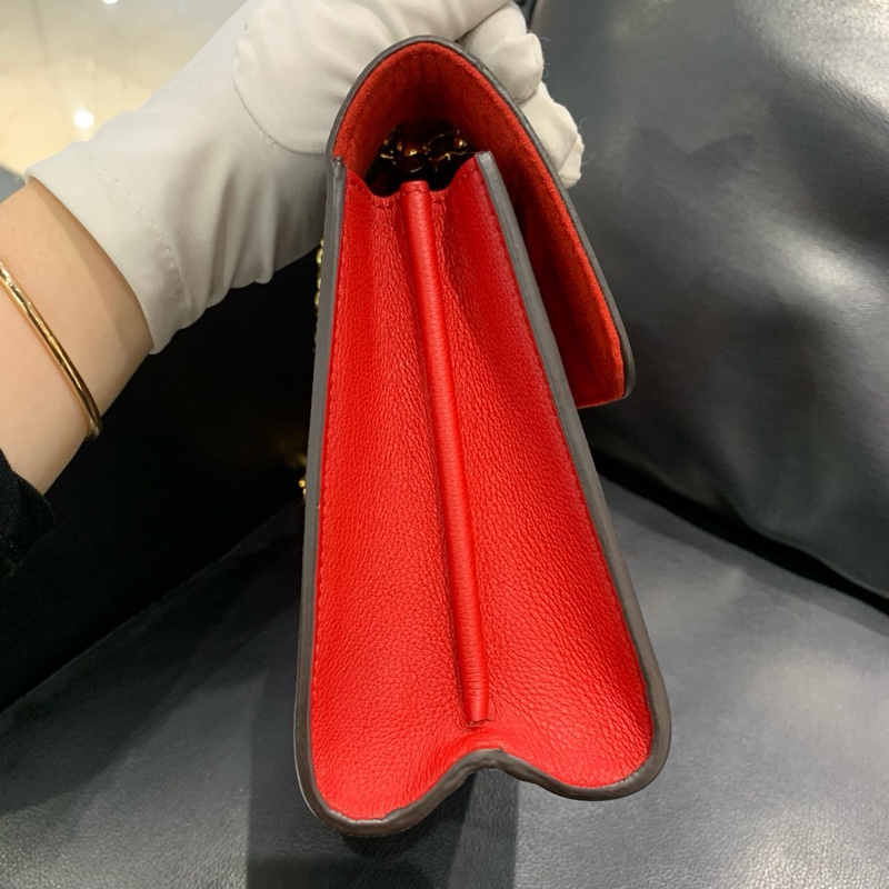 LouisVuitton路易威登 維多利亞拼紅色 有芯片 尺寸：27.0x 17.0x 10.0 cm-3