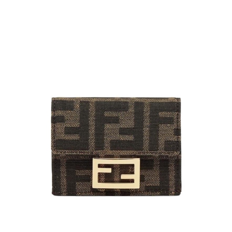 Fendi 女士 Baguette Micro三折錢包均碼碼9.5cm*3cm*7.5cm-0