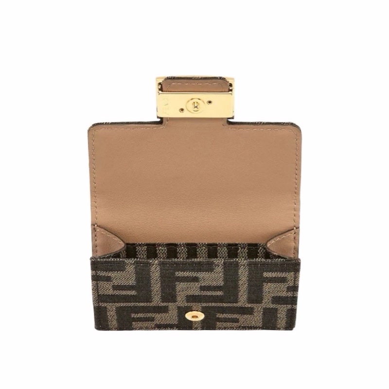 Fendi 女士 Baguette Micro三折錢包均碼碼9.5cm*3cm*7.5cm-3