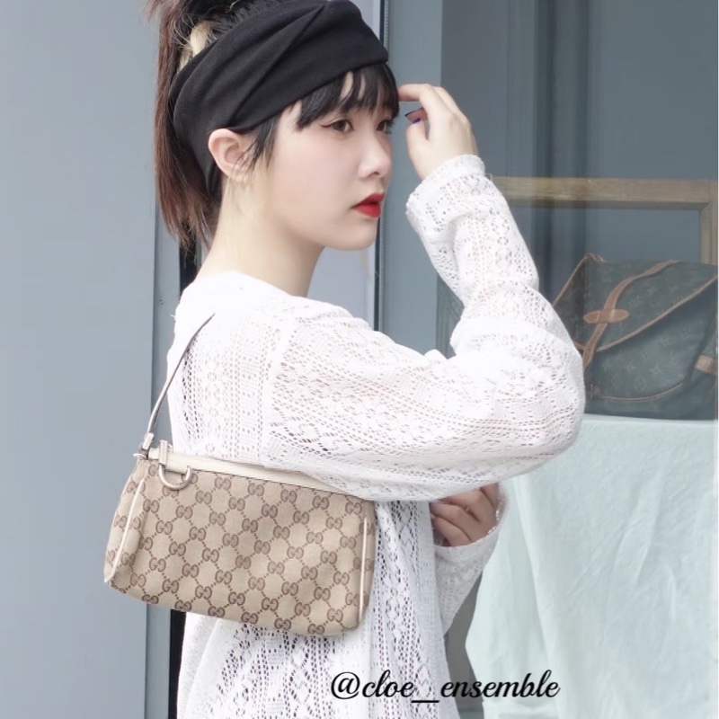 Gucci 腋下包 麻將包-1