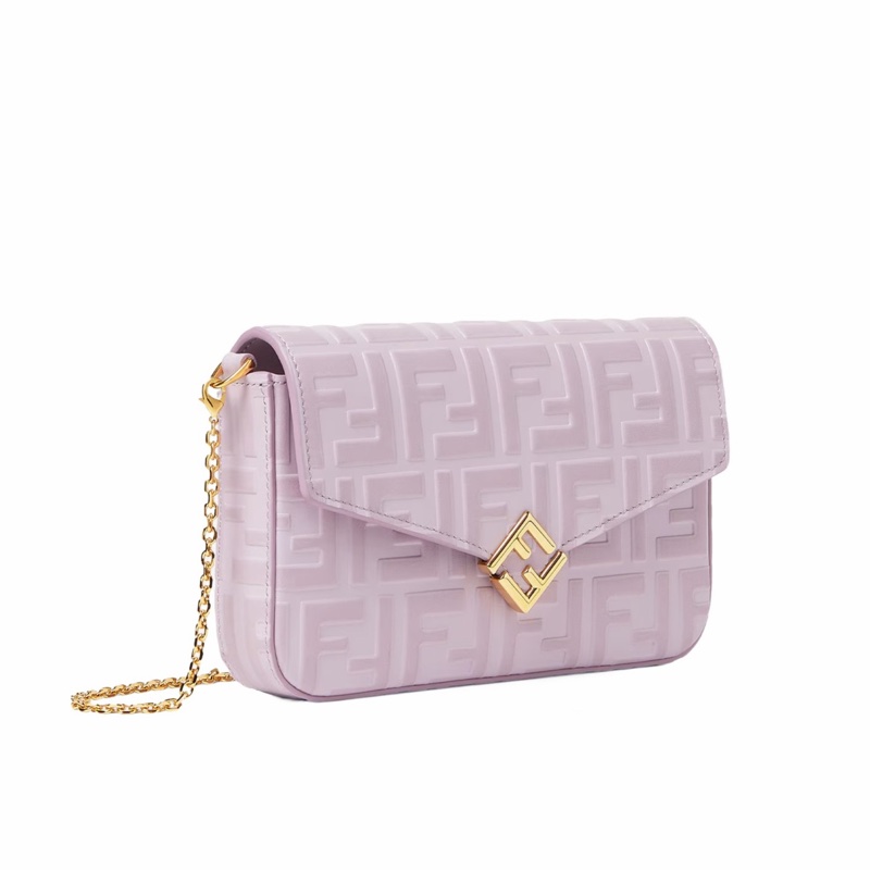 Fendi 女士 FF Diamonds 鏈條錢包均碼碼18cm*3cm*11cm-3