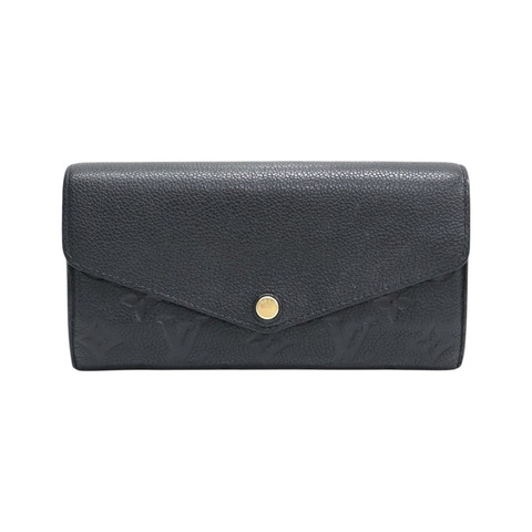 黑色 牛皮 Sarah 扣式 長夾 M61182 【LOUIS VUITTON LV 路易威登】 M61182