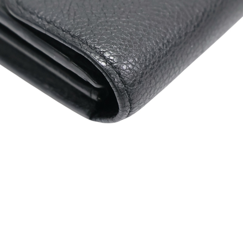 黑色 牛皮 Sarah 扣式 長夾 M61182 【LOUIS VUITTON LV 路易威登】 M61182-13