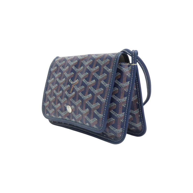 藍色 Goyardine帆布 PLUMET 肩背包【GOYARD 高雅德】-2