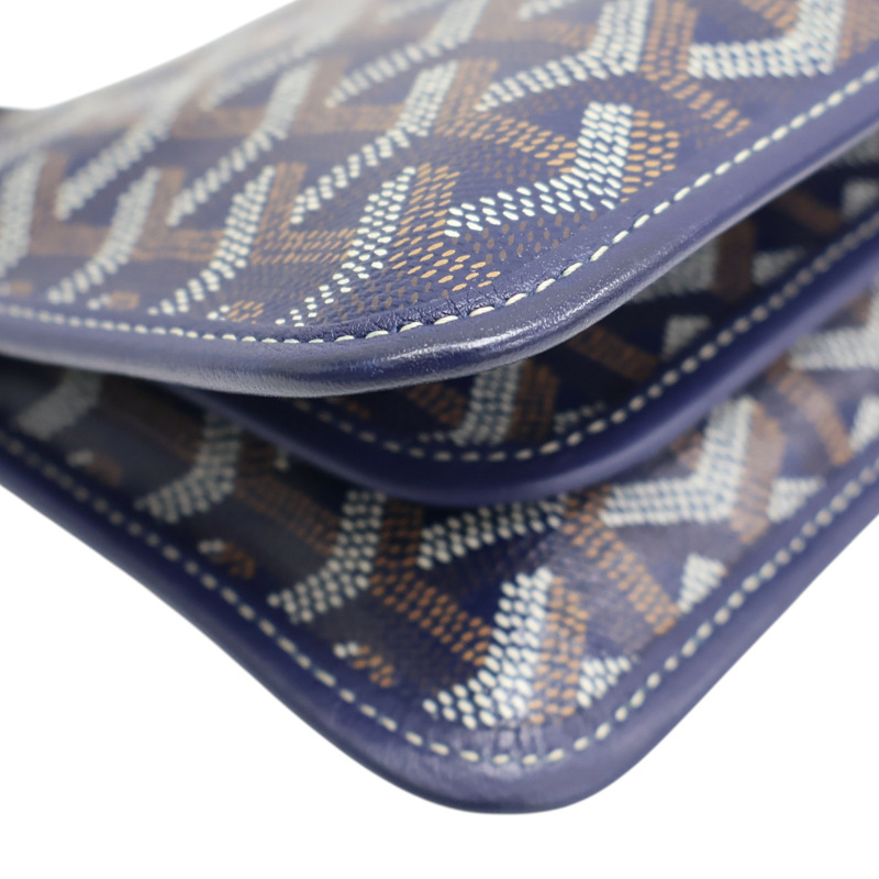 藍色 Goyardine帆布 PLUMET 肩背包【GOYARD 高雅德】-16