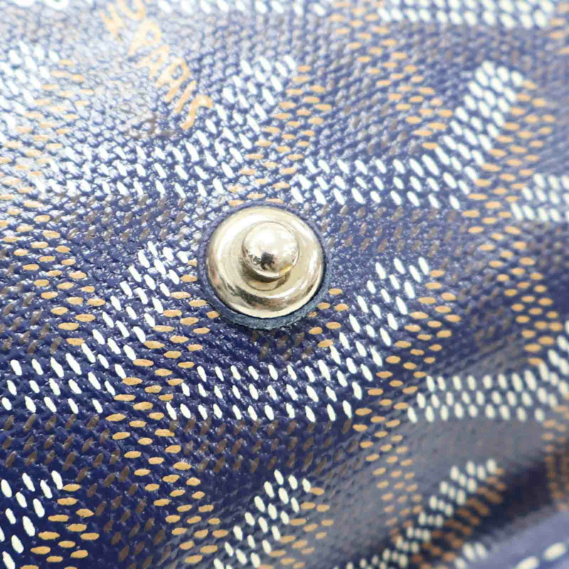 藍色 Goyardine帆布 PLUMET 肩背包【GOYARD 高雅德】-19