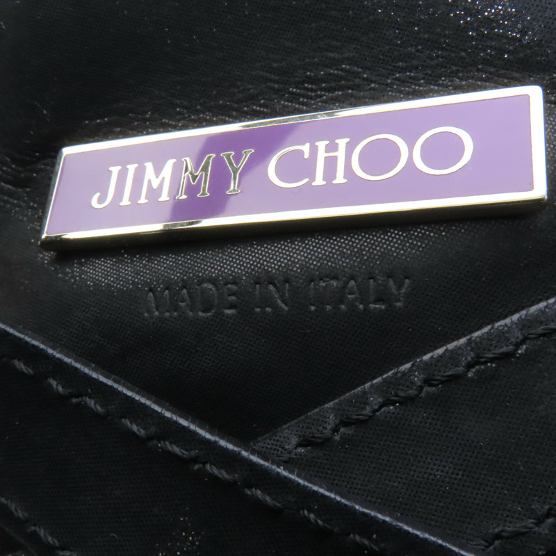 JIMMY CHOO 皮革Ramona Bag金扣肩背袋-9