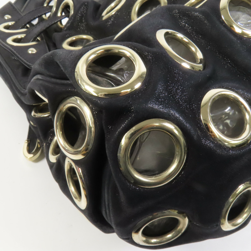 JIMMY CHOO 皮革Ramona Bag金扣肩背袋-12