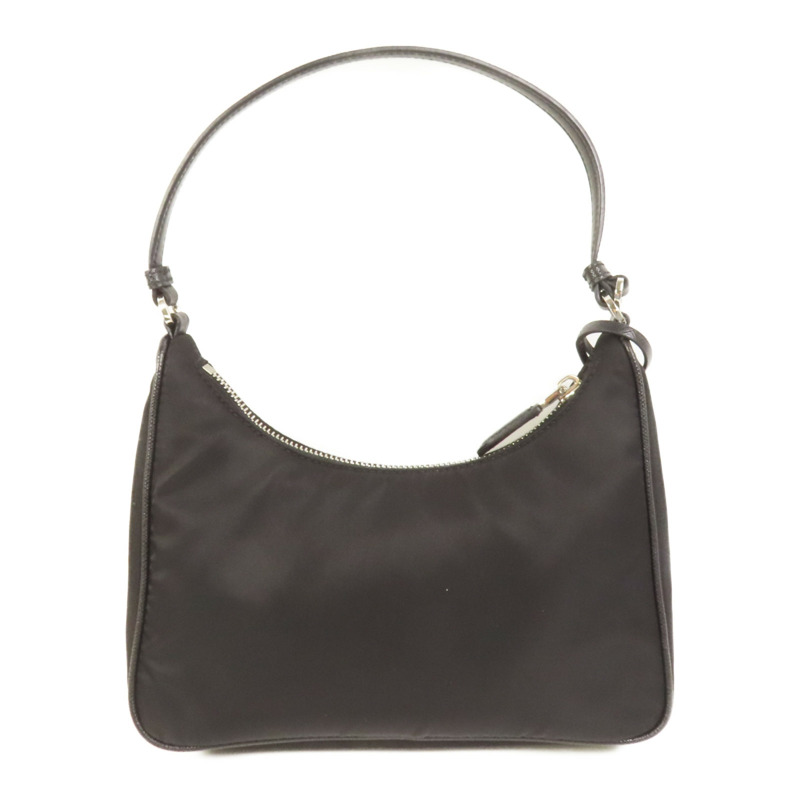 PRADA 尼龍Re-Edition 2005銀扣手挽袋-1