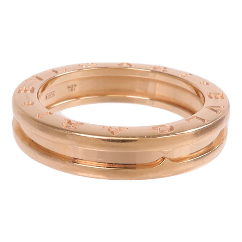 BVLGARI 18K玫瑰金B-zero1 Ring戒指Bvlgari#57/US#8-3