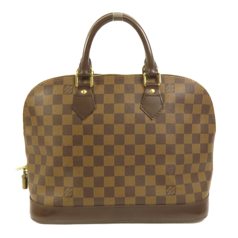 LOUIS VUITTON Damier Alma金扣手挽袋-1