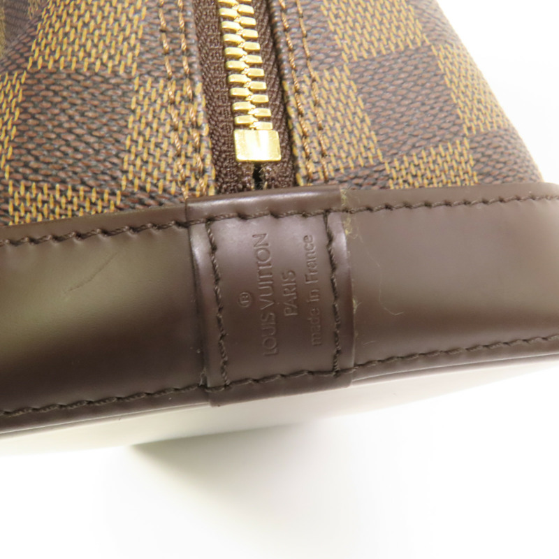 LOUIS VUITTON Damier Alma金扣手挽袋-5