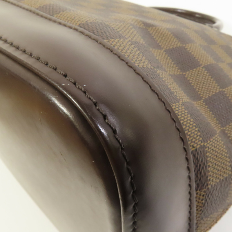 LOUIS VUITTON Damier Alma金扣手挽袋-10
