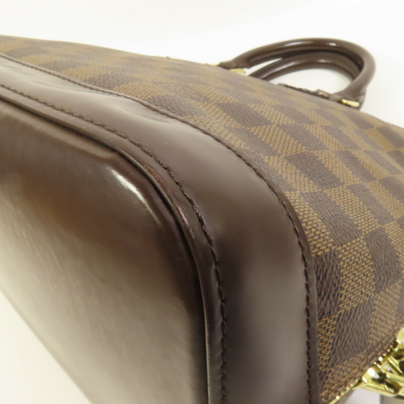 LOUIS VUITTON Damier Alma金扣手挽袋-12