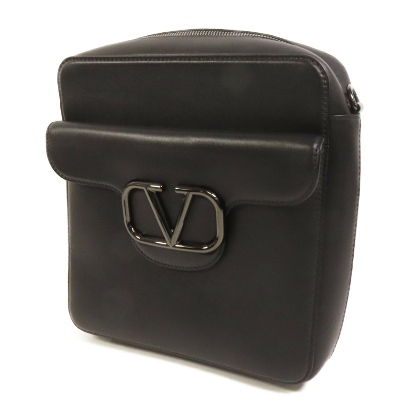 Valentino 牛皮皮革VLogo Shoulder Bag肩背袋-2