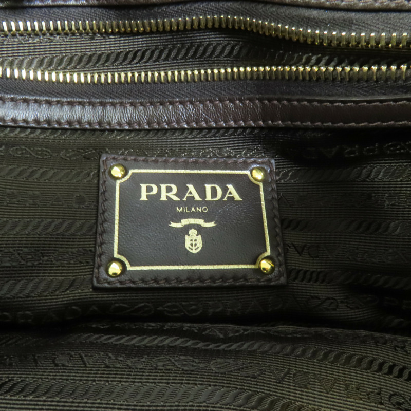 PRADA 尼龍2Way Shoulder金扣手挽肩背兩用袋-10