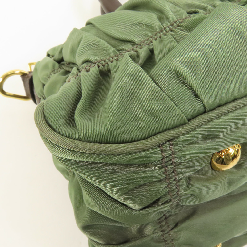 PRADA 尼龍2Way Shoulder金扣手挽肩背兩用袋-13