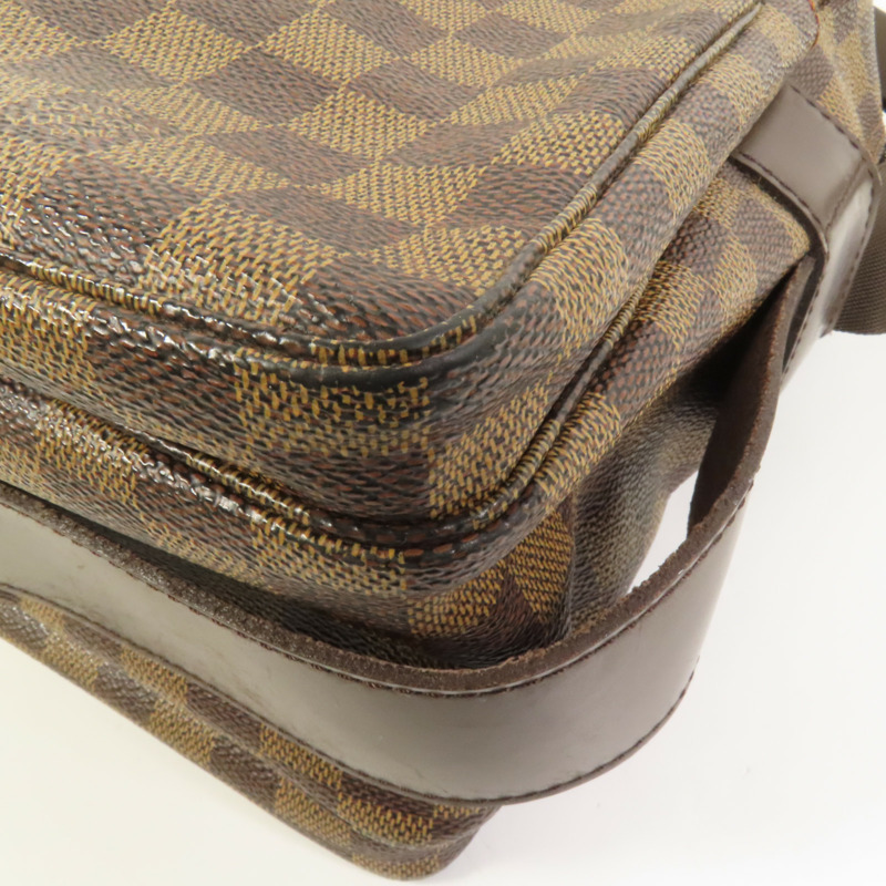 LOUIS VUITTON Damier Naviglio金扣肩背袋-11