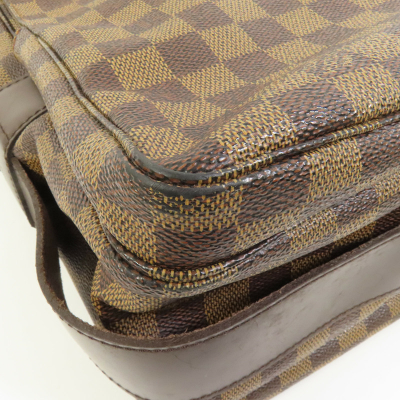 LOUIS VUITTON Damier Naviglio金扣肩背袋-13