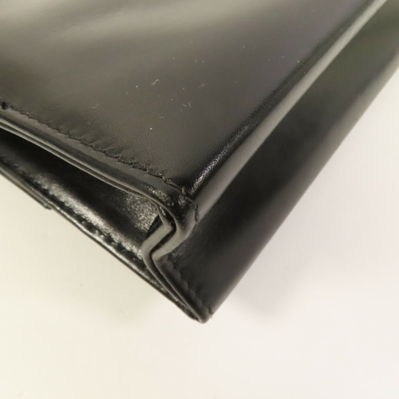 GUCCI 牛皮皮革Vintage Clutch Bag金扣肩背袋-10