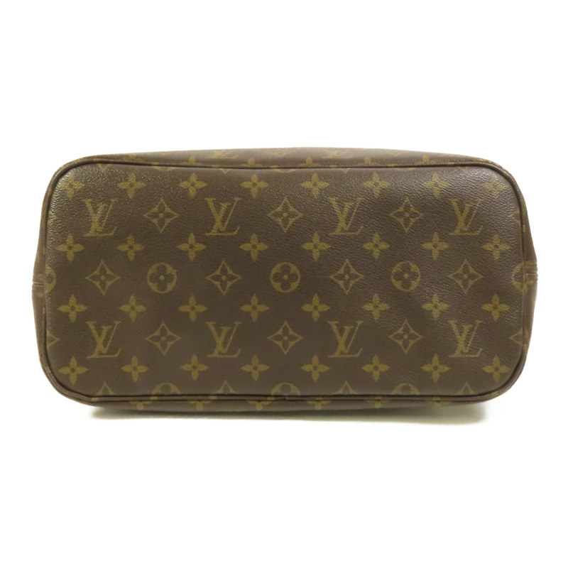 LOUIS VUITTON Monogram Neverfull MM金扣手挽袋-3