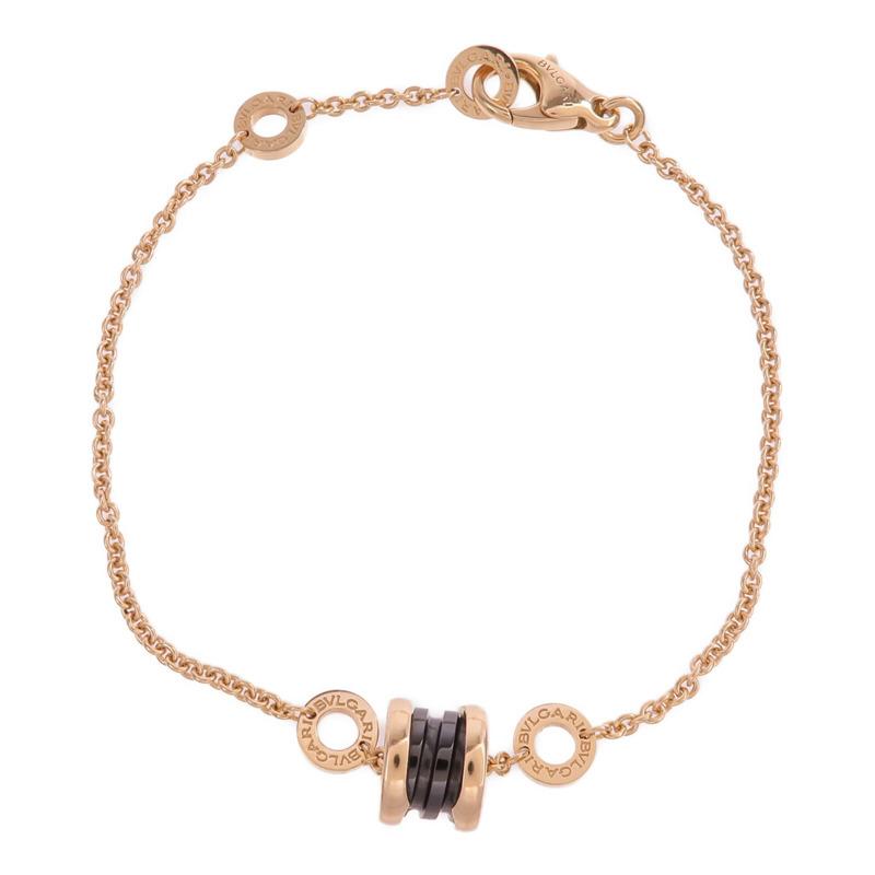 BVLGARI 18K玫瑰金/陶瓷B.zero1 Bracelet手鏈-3