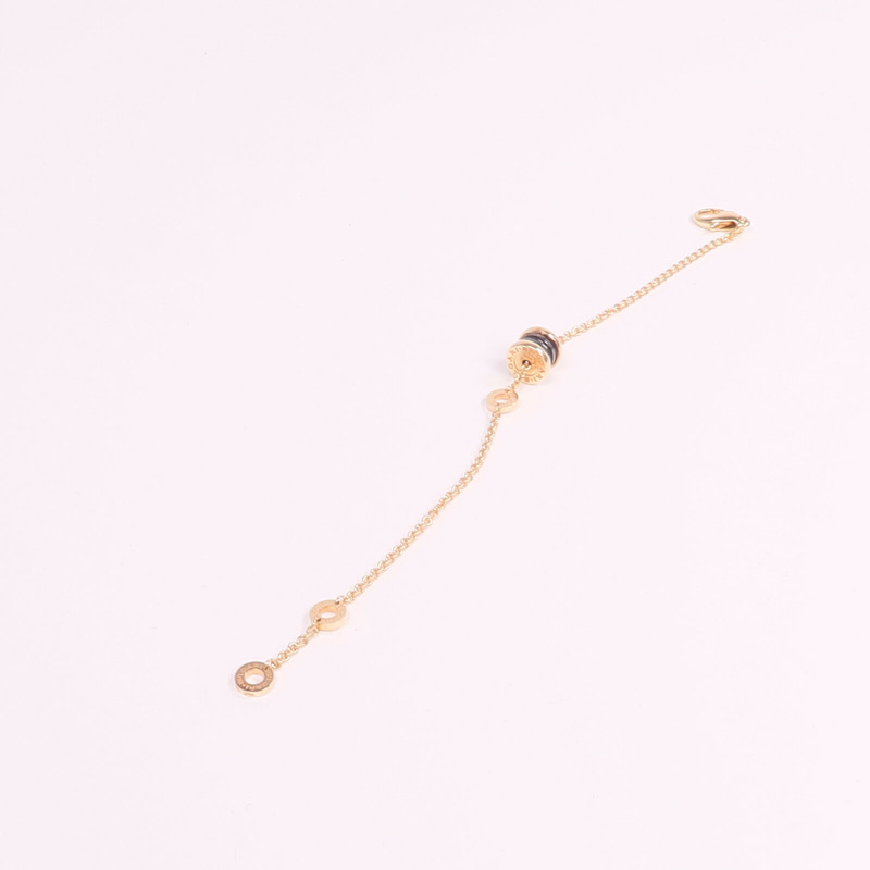 BVLGARI 18K玫瑰金/陶瓷B.zero1 Bracelet手鏈-6