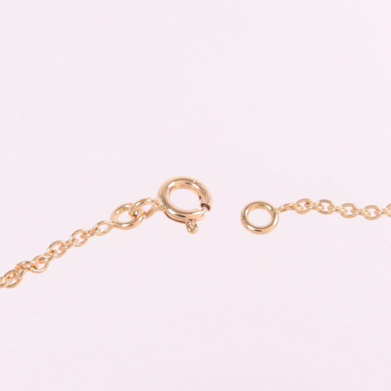 HERMES 18K玫瑰金Amulettes Birkin Diamond Pendant鑽石項鍊-5