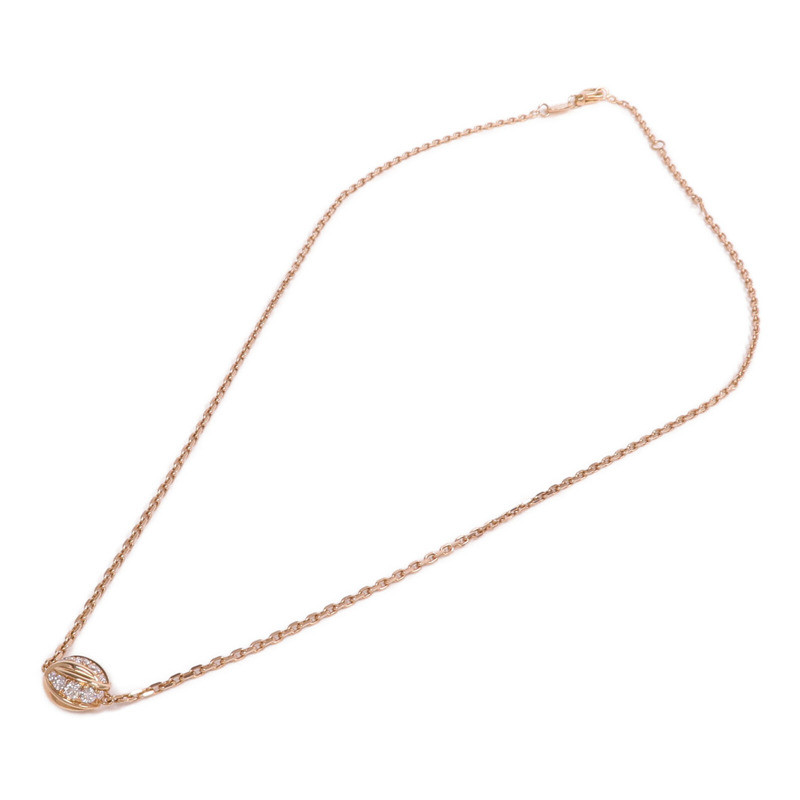 Chaumet 18K玫瑰金Liens Seduction Pendant鑽石項鍊-3