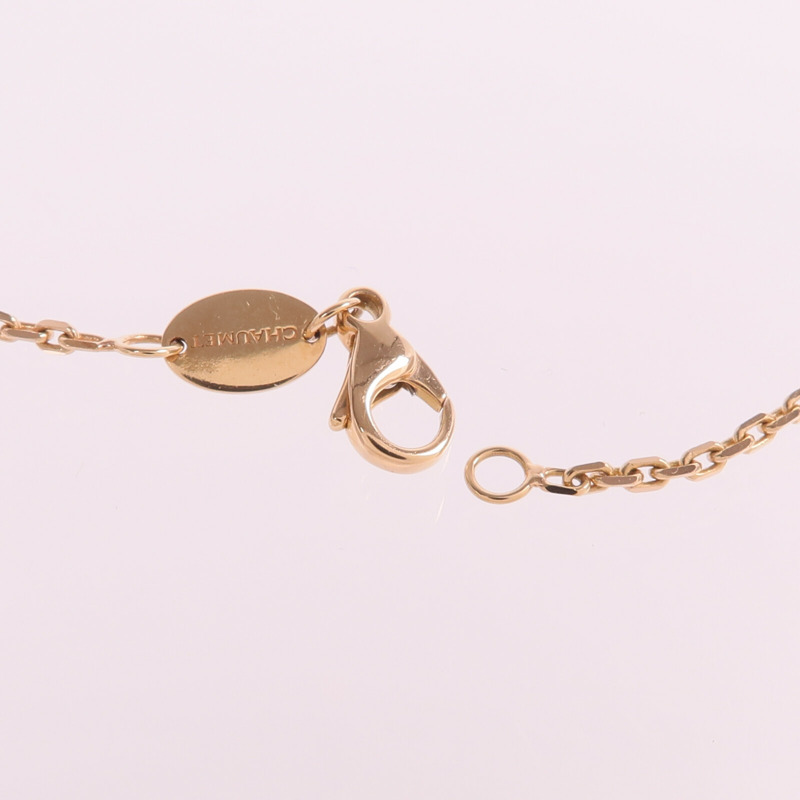 Chaumet 18K玫瑰金Liens Seduction Pendant鑽石項鍊-5